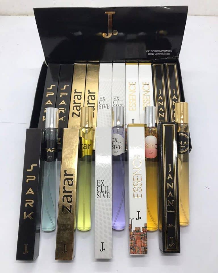 J. perfumes pack of 5
