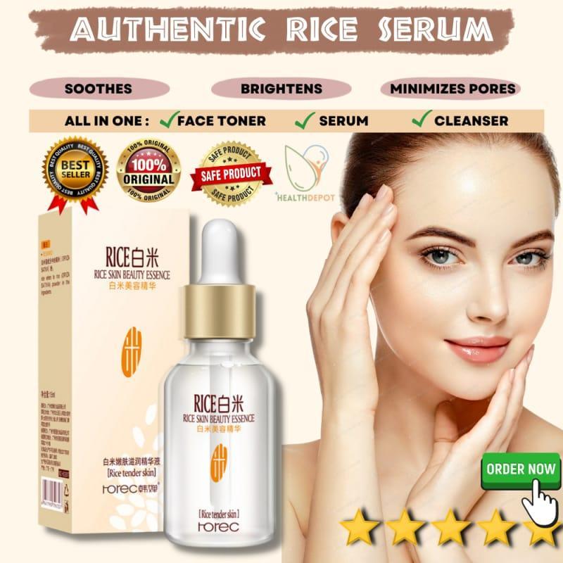 Rice skin brightening serum