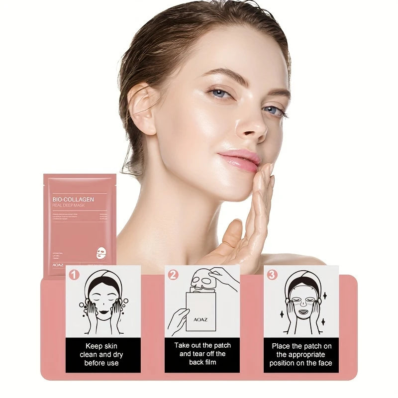 4pcs Bio-Collagen Real Deep Mask Pack